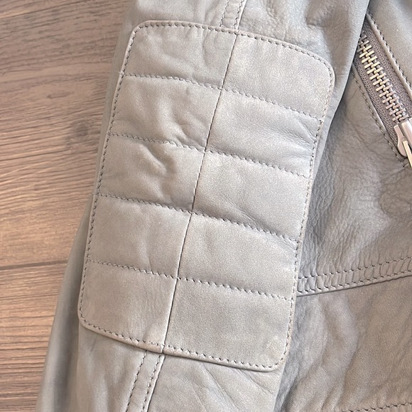 Danier Leather/Suede Nubuck Moto Biker Jacket - Picture 15 of 16